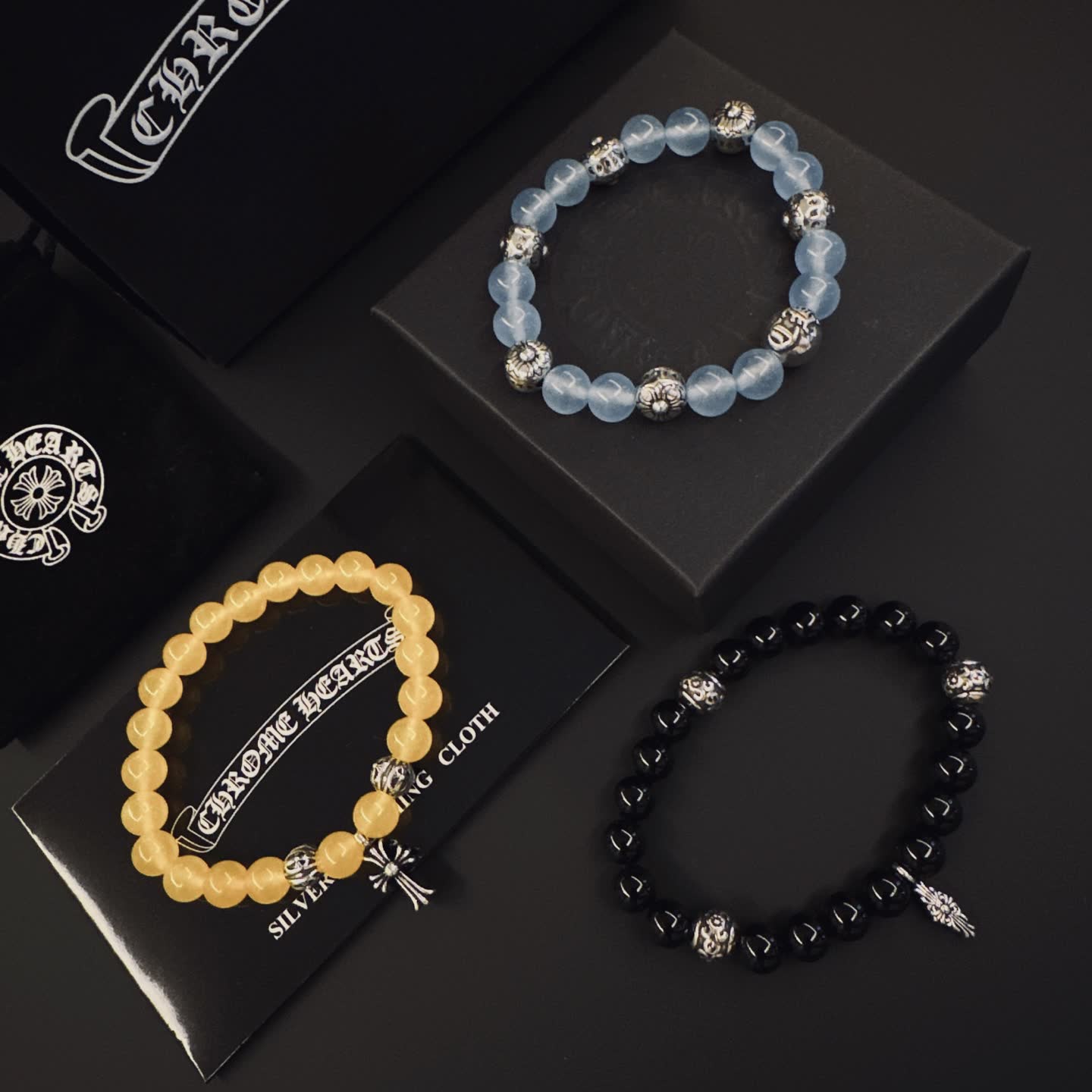 Chrome Hearts Beaded Bracelets Set